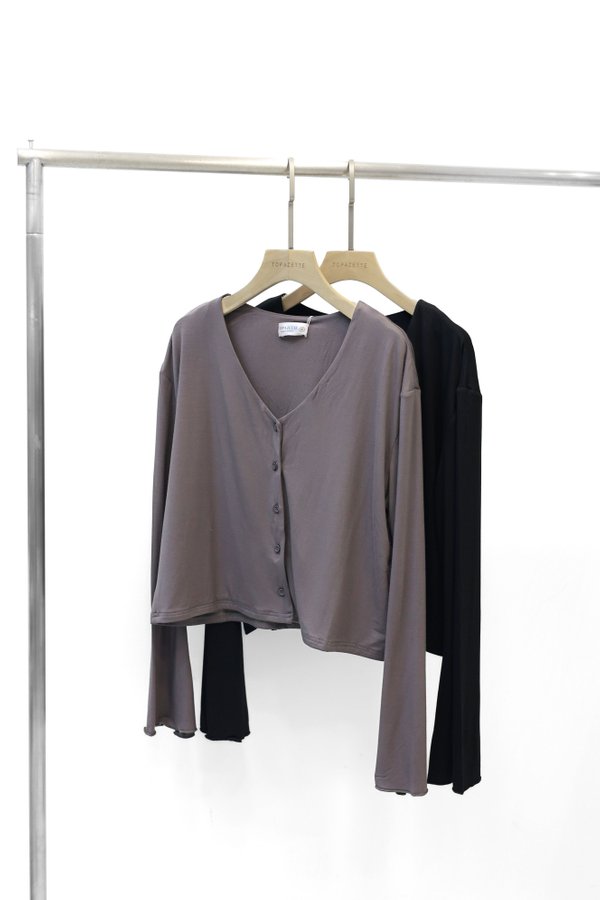 *TPZ BAMBOO* MIRI SECOND SKIN CARDIGAN 2.0 (MULTIPLE COLOURS)