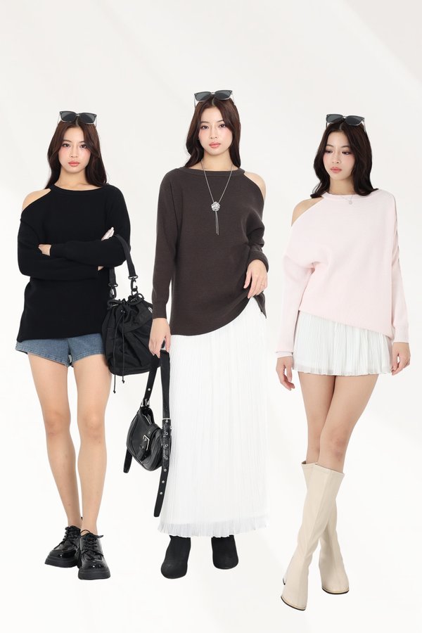 *TPZ ICONKNIT* CUDDLES SOFT KNIT OVERSIZED PULLOVER (MULTIPLE COLOURS)