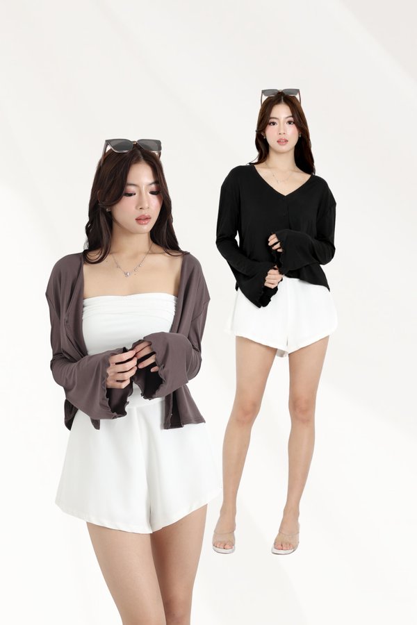 *TPZ BAMBOO* MIRI SECOND SKIN CARDIGAN 2.0 (MULTIPLE COLOURS)
