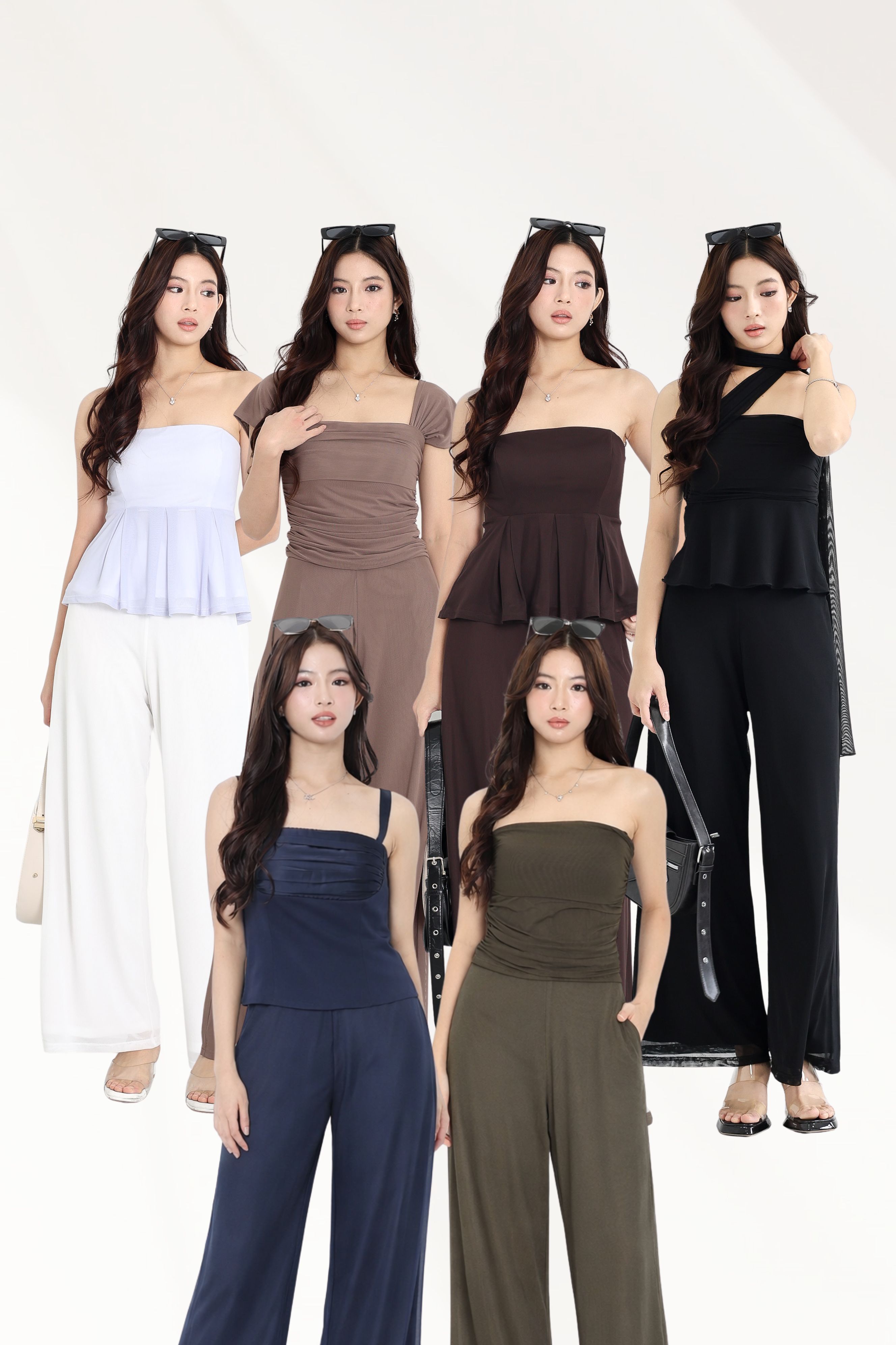 TPZ LUXE MESH* (REGULAR) STELLA 2.0 HIGH WAISTED FLOWY MESH PANTS