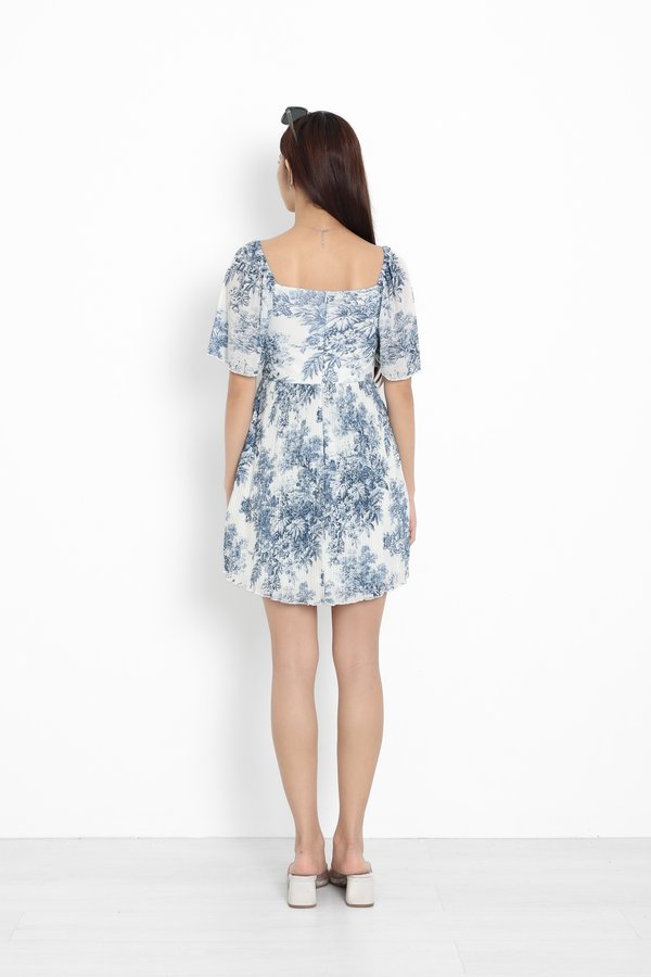 *HOUSE OF PLEATS *VELLA MESH BABYDOLL FLUTTER DRESS ROMPER *WITH DETACHABLE SHORTS* (TOILE COLOURS)