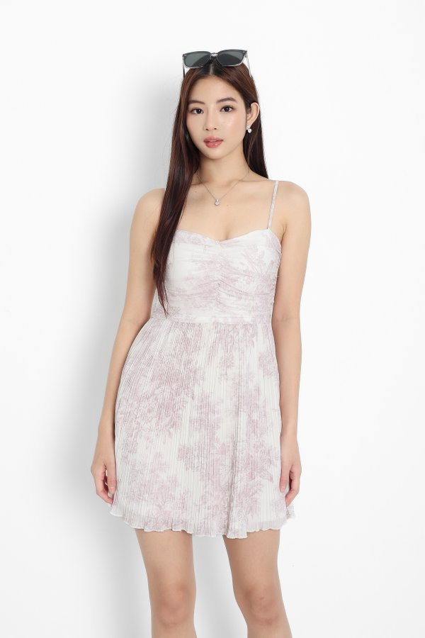 *HOUSE OF PLEATS *VELLA MESH BABYDOLL DRESS ROMPER *WITH DETACHABLE SHORTS* (TOILE COLOURS)