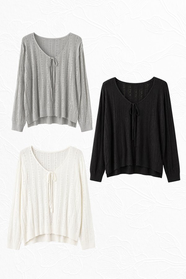 *TPZ ICONKNIT* ELORA CABLE KNIT CARDIGAN (MULTIPLE COLOURS)