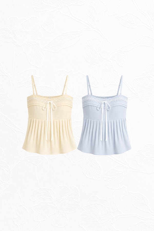 *TPZ* DOLL RIBBON TOP (MULTIPLE COLOURS)