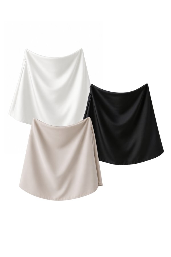 *TPZ* ESTELLA OVERLAP SKORTS (MULTIPLE COLOURS)