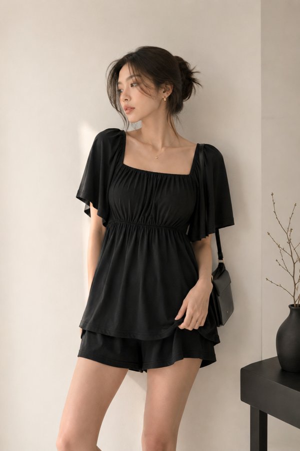 *TPZ BAMBOO* STELLA HIGH WAISTED SHORTS (MULTIPLE COLOURS)