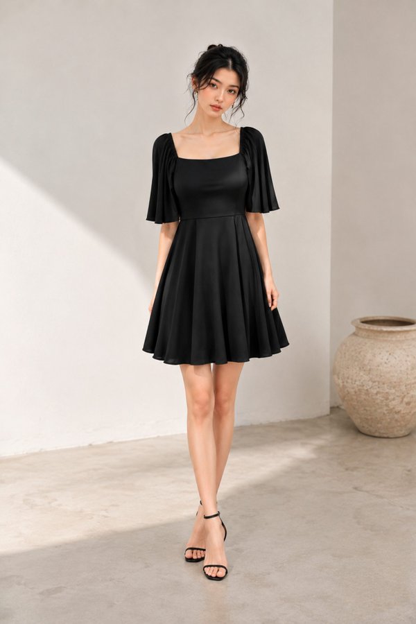 *TPZ BAMBOO* HARMONY FLUTTER DRESS (MULTIPLE COLOURS)