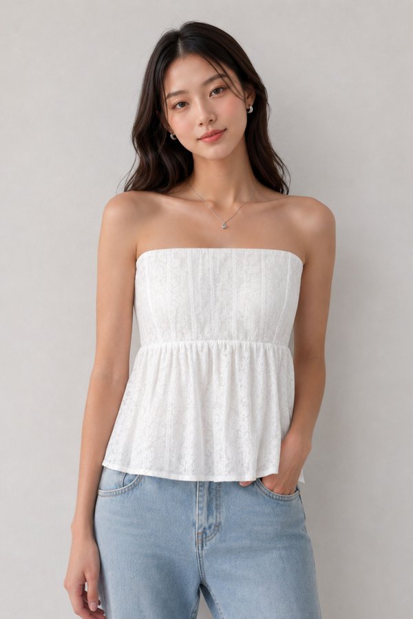 *TPZ* KIMELLE LACE TOP (MULTIPLE COLOURS)
