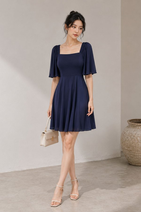*TPZ BAMBOO* HARMONY FLUTTER DRESS (MULTIPLE COLOURS)