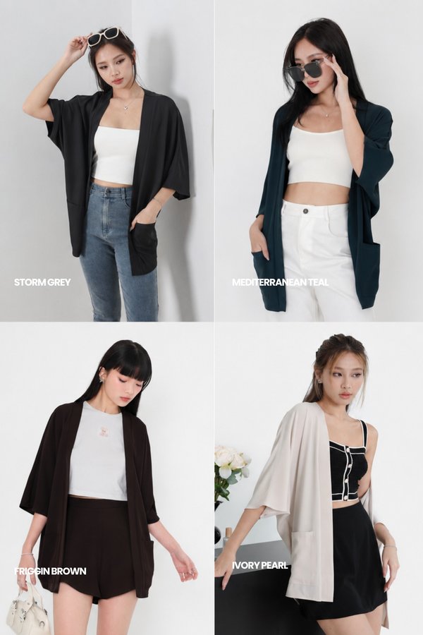 *TPZ* SIGNATURE KAIZEN KIMONO (MULTIPLE COLOURS)