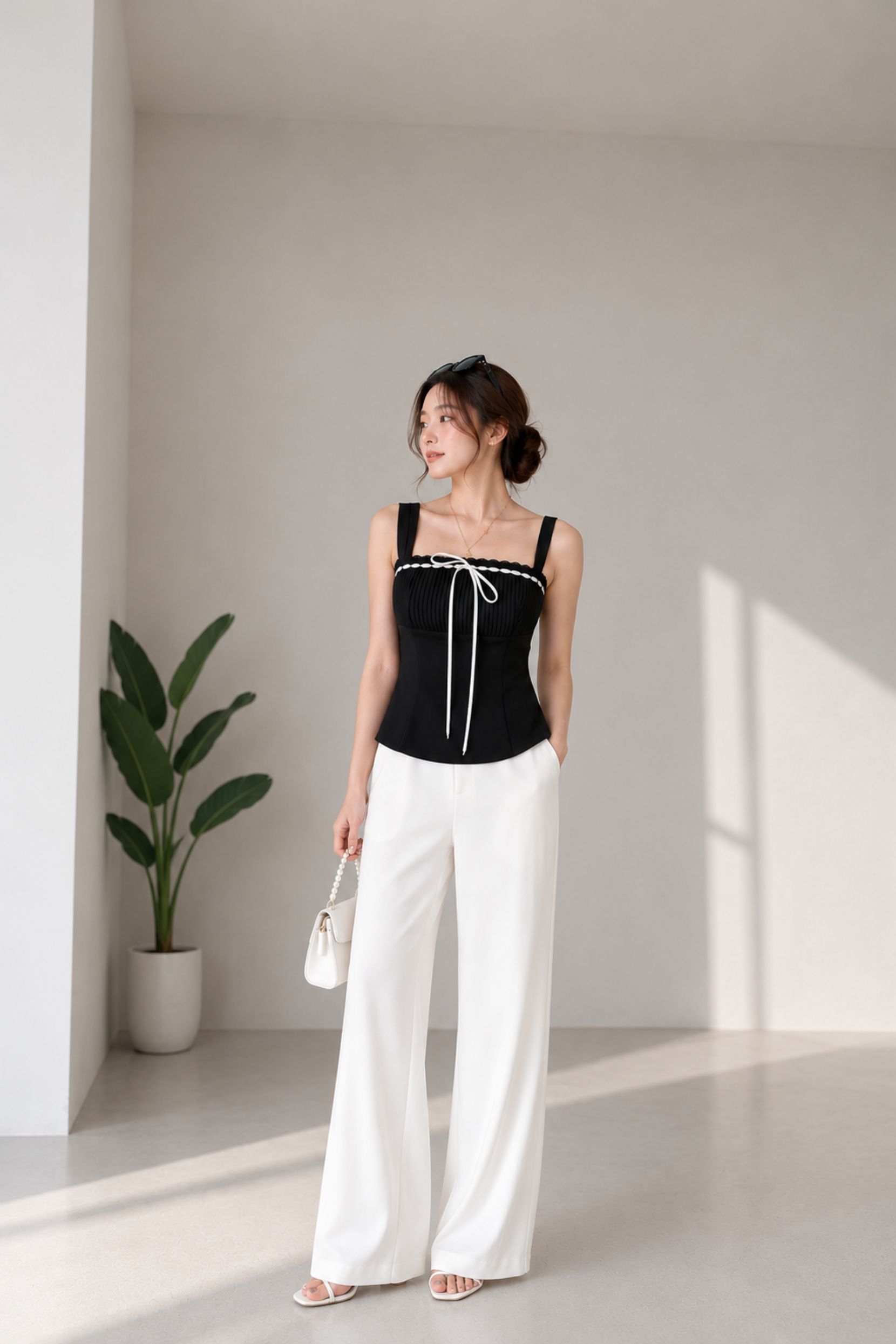 TPZ* ATELIER LACE RIBBON TOP (MULTIPLE COLOURS) | TOPAZETTE