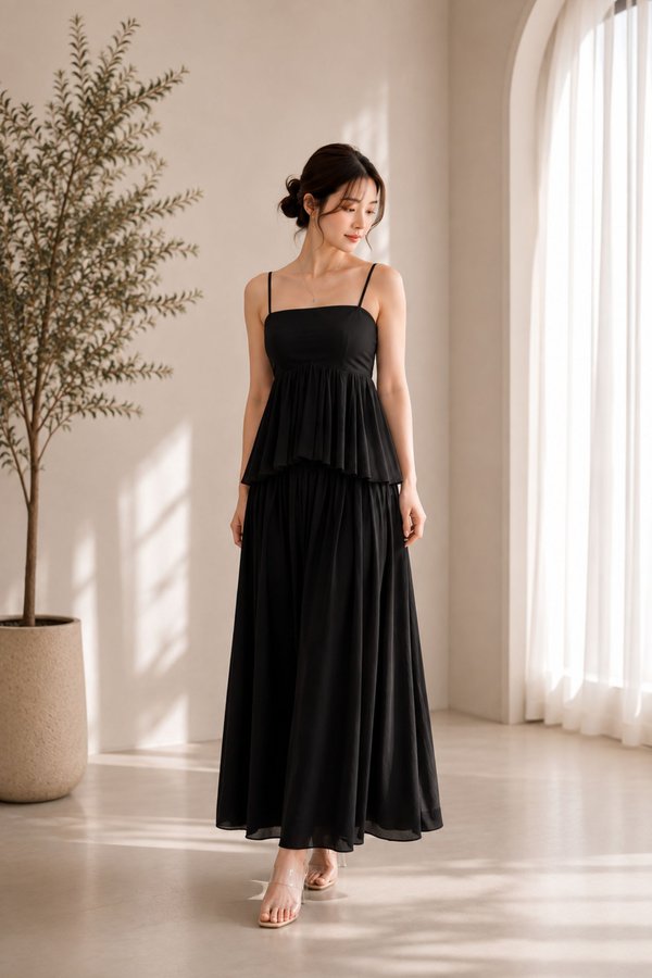 *TPZ LUXE MESH* ZELLA MESH RUCHED MAXI SKIRT (MULTIPLE COLOURS)