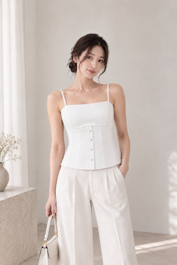 *TPZ* ODELLE PEARL TOP (MULTIPLE COLOURS)