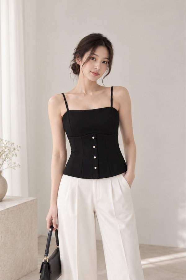 *TPZ* ODELLE PEARL TOP (MULTIPLE COLOURS)