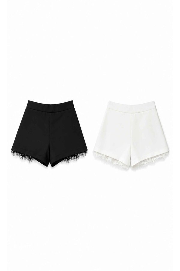 *TPZ* TIASTELLA LACE HIGH WAISTED SHORTS (MULTIPLE COLOURS)