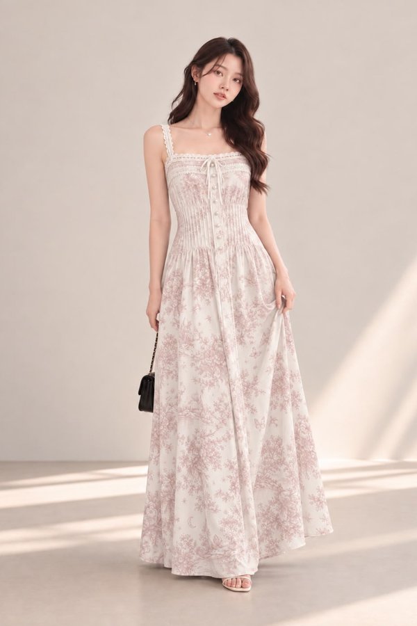 *HOUSE OF HER* MERMAID PEARL LACE MAXI (MULTIPLE COLOURS)