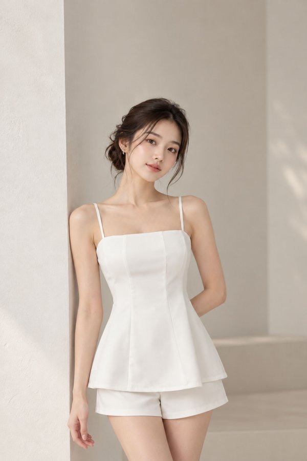 *TPZ* CASH LONGLINE PANEL TOP (MULTIPLE COLOURS)