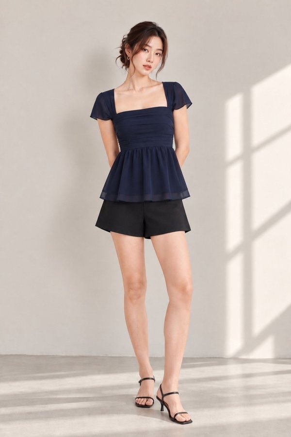 *TPZ LUXE MESH* CAS BABYDOLL MULTI WAY TOP (MULTIPLE COLOURS)