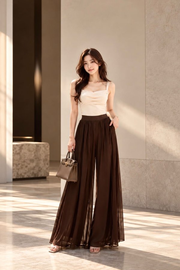 *TPZ LUXE MESH* ZELLA MESH PANTS (REGULAR) (MULTIPLE COLOURS)