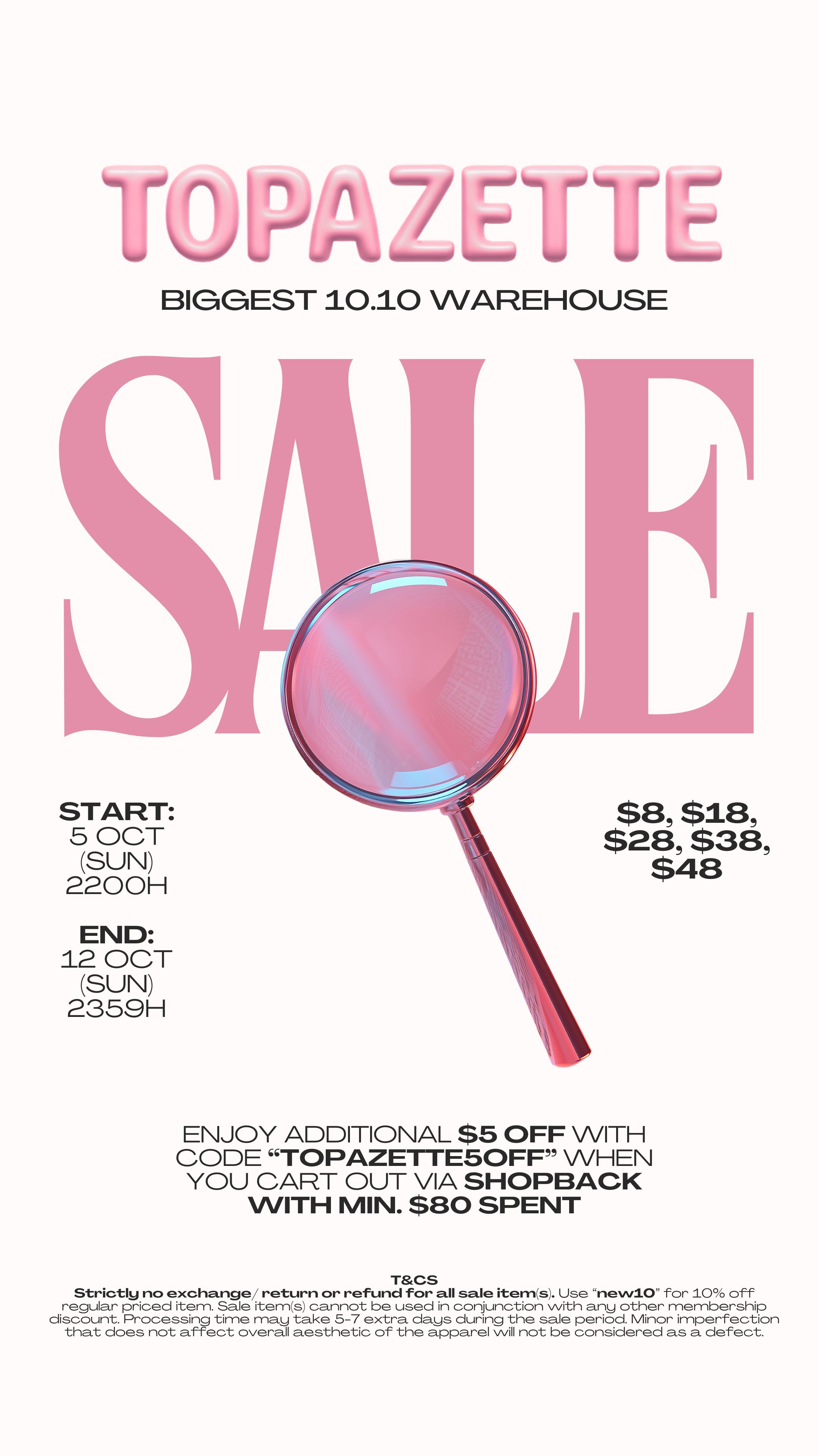 BIGGEST 10.10 SALE