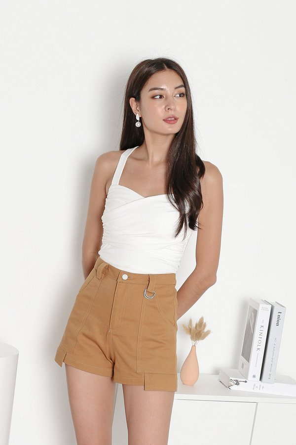 *TPZ* ON THE GO CARGO SHORTS IN CAMEL