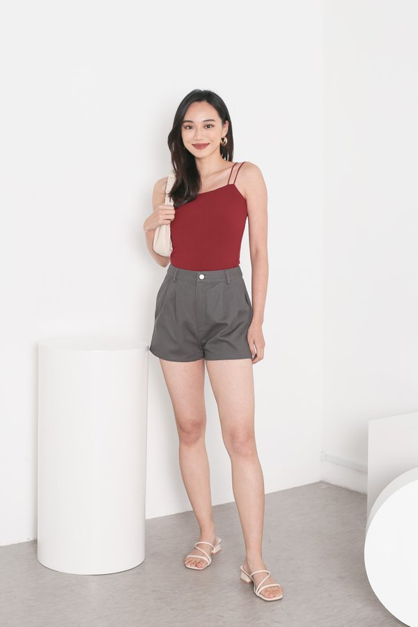 *TPZ* GIA 2 WAY BASIC TOP IN WINE