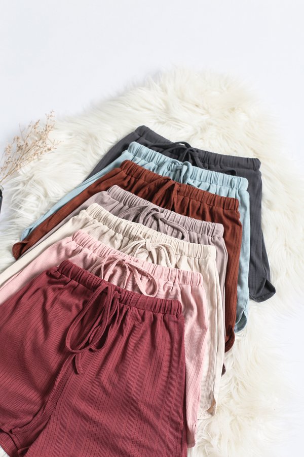 *TPZ* CHILL OUT LOUNGE SHORTS IN ROSEWOOD