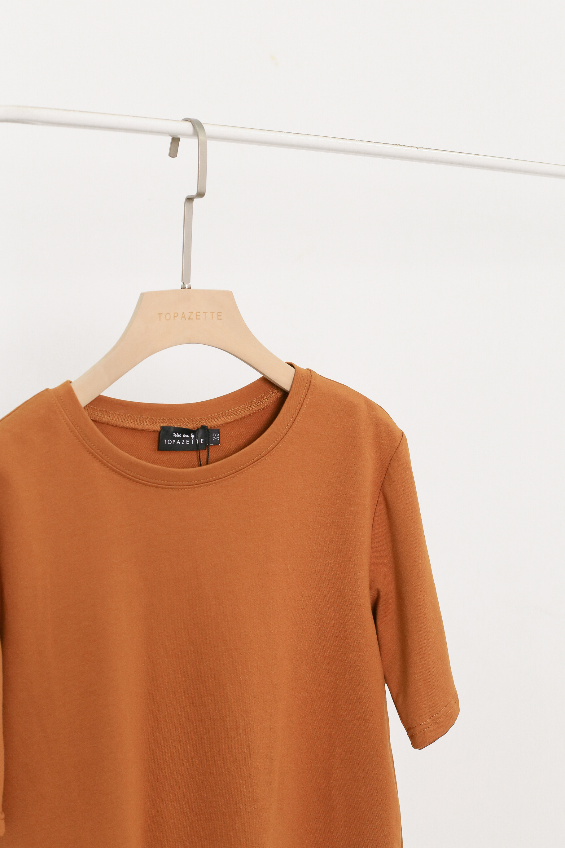 *TPZ* ZION UNISEX BASIC TEE IN HONEY MUSTARD | TOPAZETTE