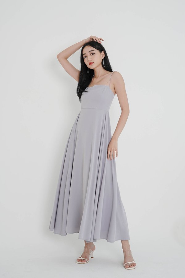 *TPZ* YOURS SINCERELY SIDE PLEATED MAXI DRESS IN LAVENDER HAZE