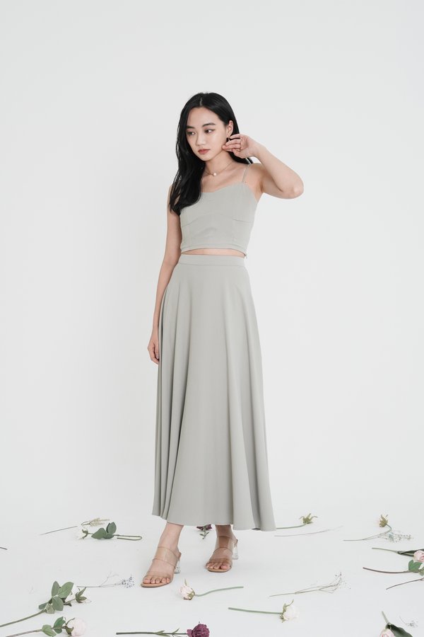 *TPZ* MERRY MAXI SKIRT IN SAGE