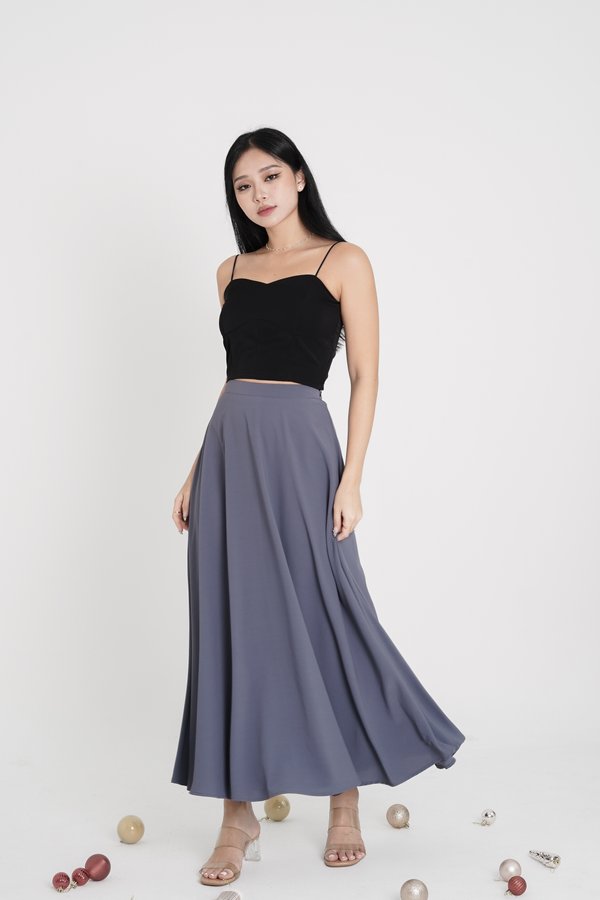 *TPZ* MERRY MAXI SKIRT IN STALE BLUE