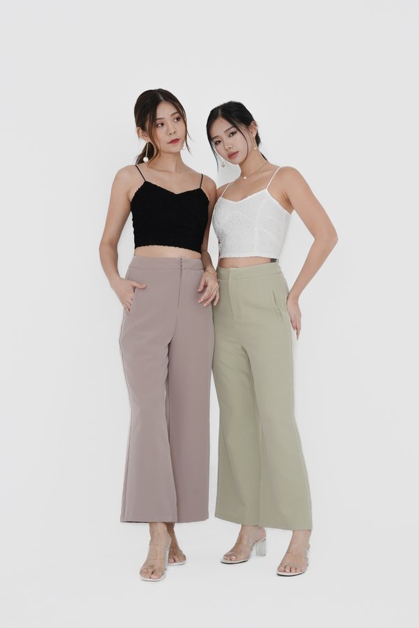 *TPZ* YURA CLASSIC CLASP PANTS IN SAGE