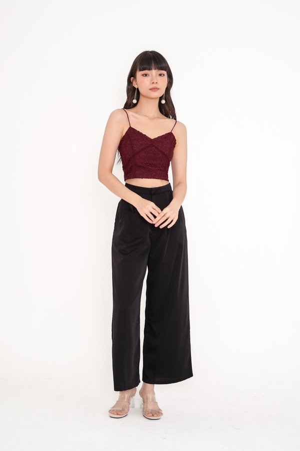 *TPZ* LANCE HIGH WAISTED PANTS IN BLACK