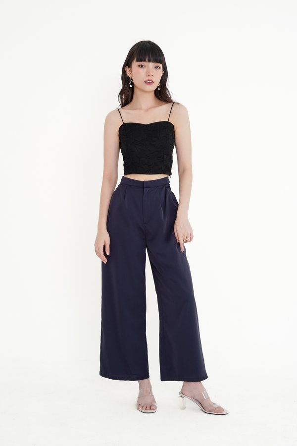 *TPZ* LANCE HIGH WAISTED PANTS IN NAVY